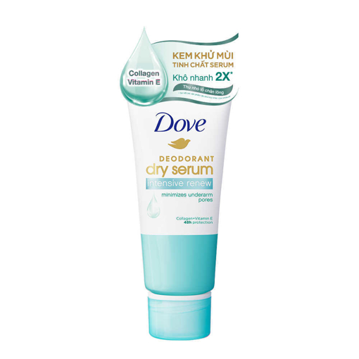 Ảnh của Kem khử mùi Dove Tinh Chất Serum Sáng Mịn & Thu Nhỏ Chân Lông với Collagen & Vitamin E 50ml