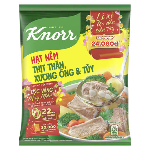 Picture of Hạt nêm Knorr Thịt Thăn, Xương Ống Và Tuỷ 400g phiên bản Tết
