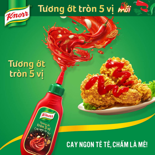 Ảnh của Tương ớt Knorr Tròn 5 vị - Cay tê tê 220g