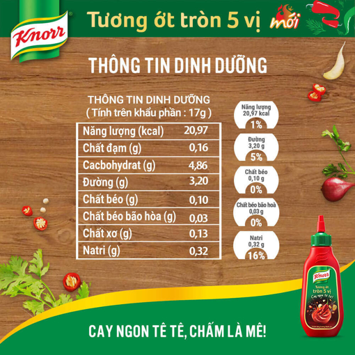 Picture of Tương Ớt Knorr Tròn 5 vị 220g