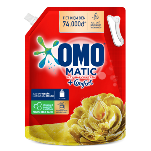 Ảnh của Combo A Panasonic: Bộ quà tặng gồm 4 túi nước giặt OMO MATIC CỬA TRÊN LOẠI 2.8KG
