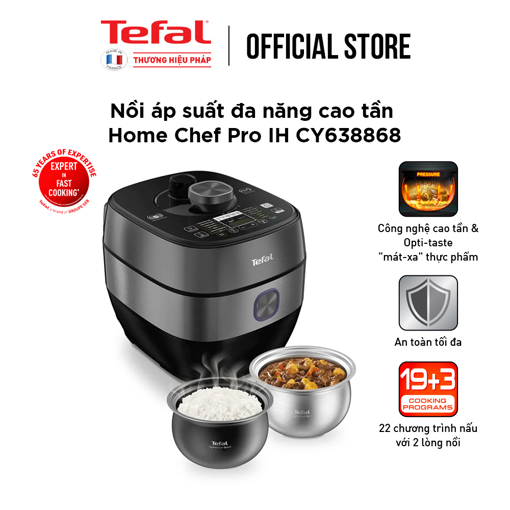Picture of Nồi áp suất Tefal Smart Pro IH Multicooker CY638868 - 1300W