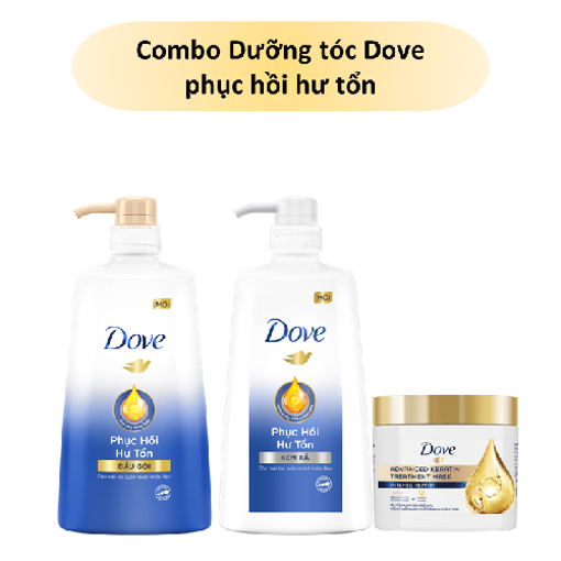 Ảnh của Combo Bộ dưỡng tóc Dove phục hồi hư tổn