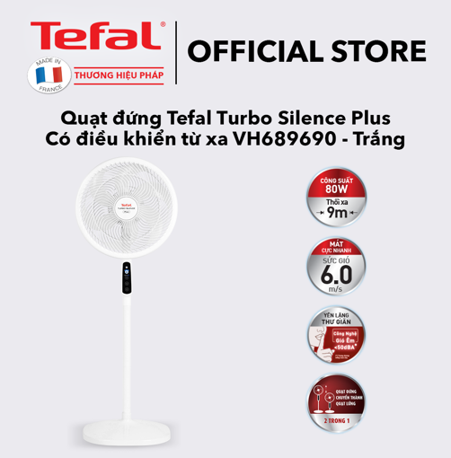 Ảnh của Quạt đứng có điều khiển từ xa Tefal Turbo Silence Plus VH689690