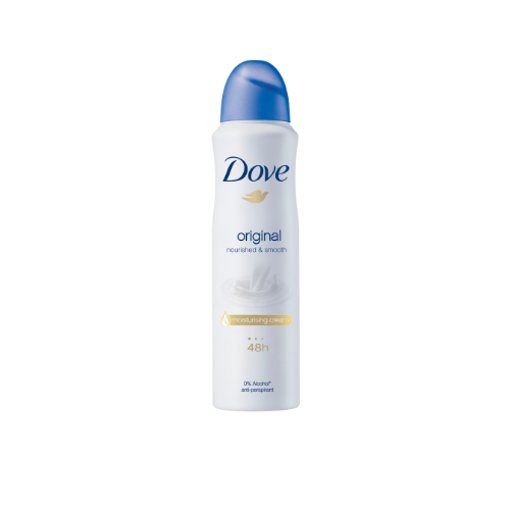 Ảnh của Xịt khử mùi Dove Original Nourished & Smooth Dưỡng Da Sáng Mịn Hương Dịu Nhẹ 150ml