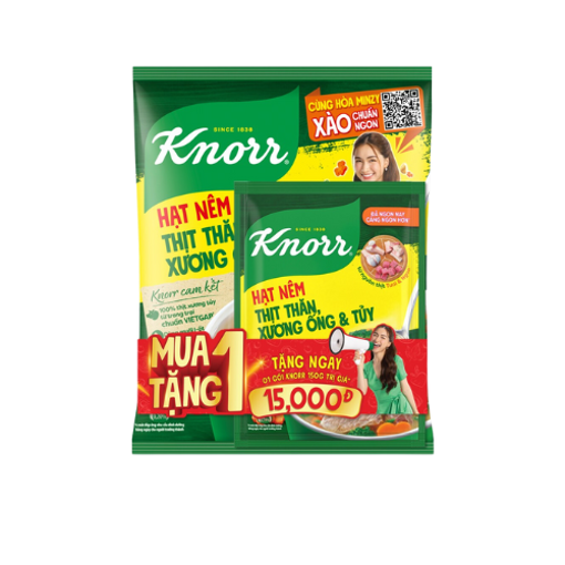 Ảnh của [Tặng Hạt nêm Knorr 150g] Hạt nêm Knorr từ thịt 900g