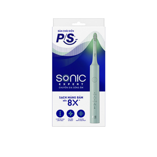 Ảnh của Bàn Chải Điện P/S Sonic Expert Sạch Mảng Bám 8X - Xanh Mint