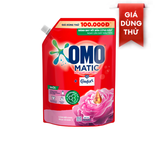 Ảnh của Nước giặt OMO Comfort Hoa Hồng Ecuador Cửa trên 1.8kg