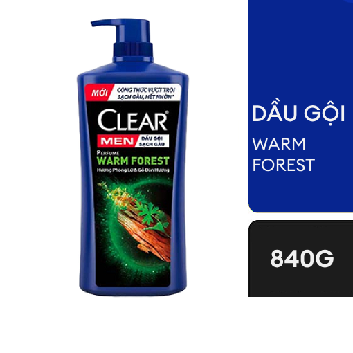 Ảnh của Dầu gội CLEAR MEN Perfume Warm Forest 840g