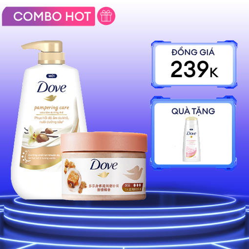 Ảnh của Combo Đẹp đẳng Dove cho da khô