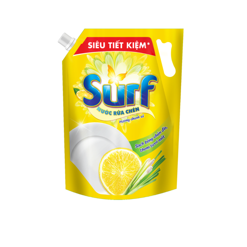 Ảnh của Nước rửa chén Surf hương Chanh sả túi 3.4kg