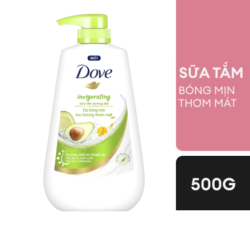 Ảnh của [MUA 1 TẶNG 1] Sữa tắm Dove Bóng mịn thơm mát 500g