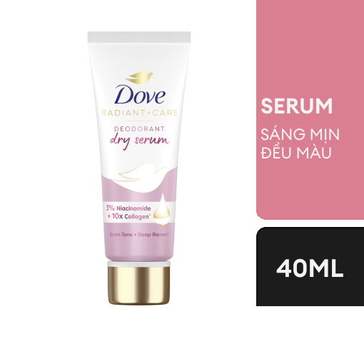 Ảnh của Serum dưỡng sáng ngăn mùi Dove 3% Niacinamide sáng mịn đều màu 40ml
