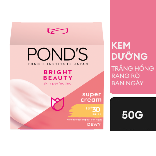 Ảnh của [HSD: 02/06/25] Kem dưỡng trắng da Pond's Trắng hồng rạng rỡ ban ngày 50g