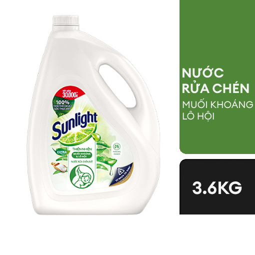 Ảnh của Nước rửa chén Sunlight Thiên nhiên 3.6kg