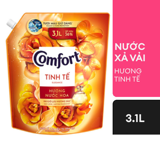 Ảnh của Nước xả vải Comfort Hương nước hoa Thiên nhiên Tinh tế 3.1l