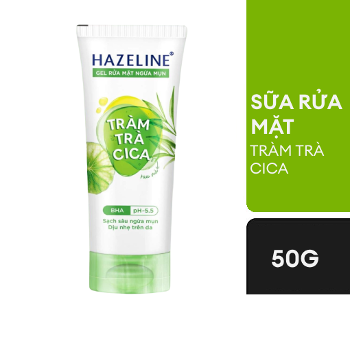 Ảnh của Sữa rửa mặt Hazeline Matcha Tràm trà Cica 50g