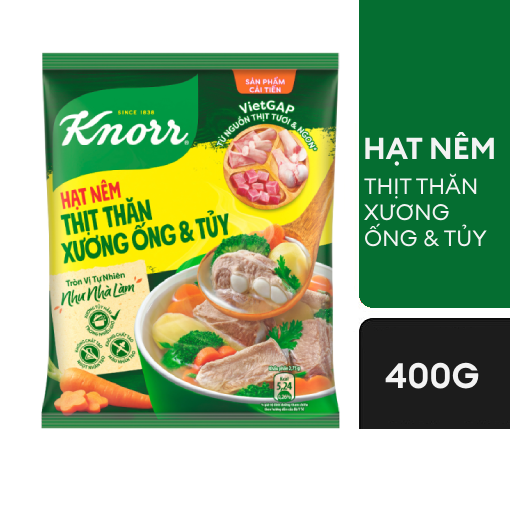 Ảnh của Hạt nêm Knorr Thịt Thăn, Xương Ống Và Tuỷ 400g