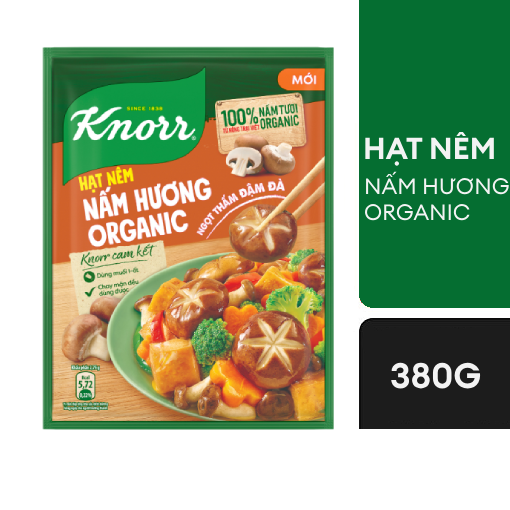 Ảnh của Hạt nêm Knorr Nấm hương Organic 380g