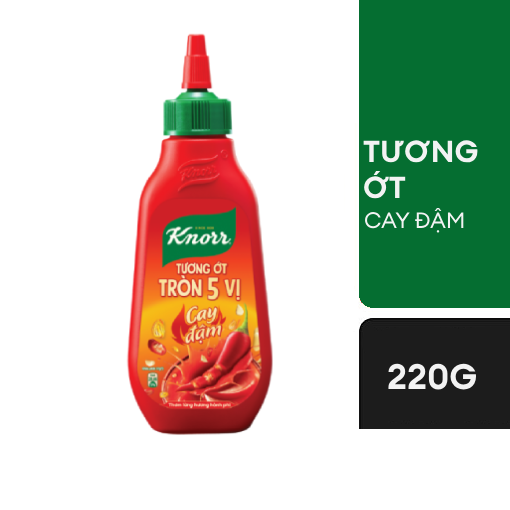 Ảnh của Tương ớt Knorr Tròn 5 vị - Cay đậm 220g