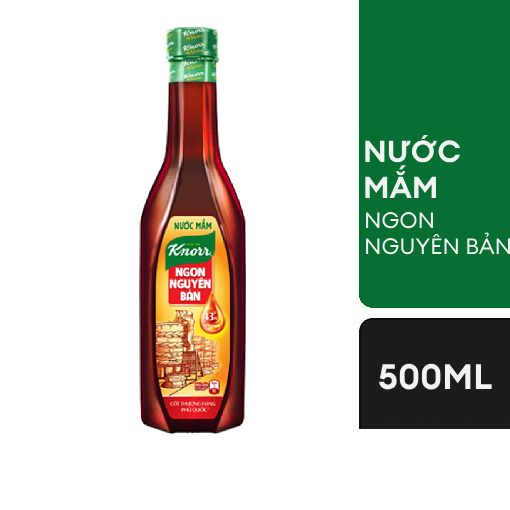 Ảnh của Nước mắm Knorr Ngon nguyên bản 43 độ Đạm 500ml