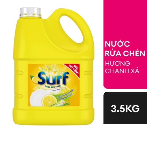 Ảnh của Nước rửa chén Surf hương Chanh sả 3.5kg