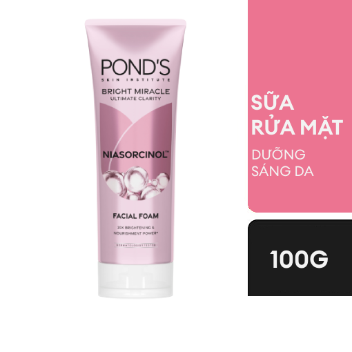 Ảnh của Sữa rửa mặt Pond's Dưỡng sáng da vượt trội với Niasorcinol 100g