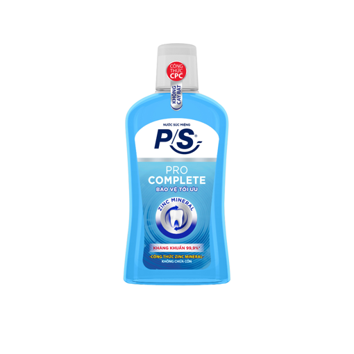 Ảnh của Nước súc miệng P/S Pro Complete Kháng Khuẩn 99% 500ml