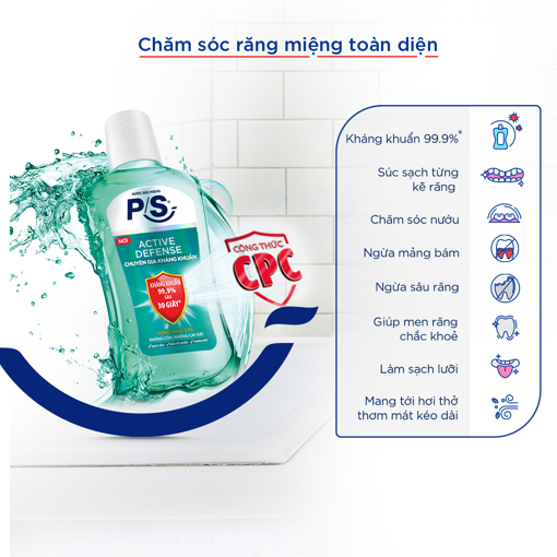 Ảnh của NSM P/S Pro Complete Kháng Khuẩn 99% 500ml