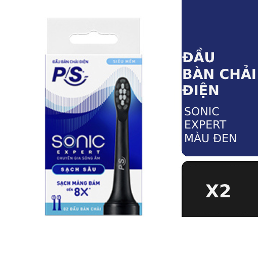 Ảnh của Đầu BCĐ P/S Sonic Expert Sạch Mảng Bám 8X - Đen