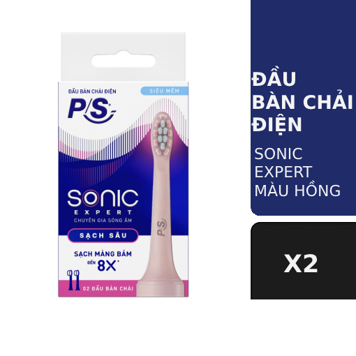 Ảnh của Đầu BCĐ P/S Sonic Expert Sạch Mảng Bám 8X - Hồng