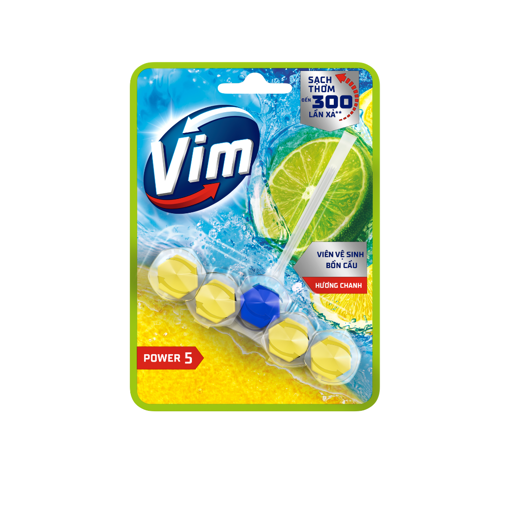 Ảnh của Viên treo bồn cầu Vim hương Chanh 50g