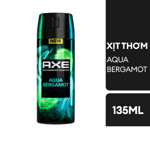 Ảnh của Xịt thơm hương nước hoa cao cấp Axe Aqua Bergamot 135ml