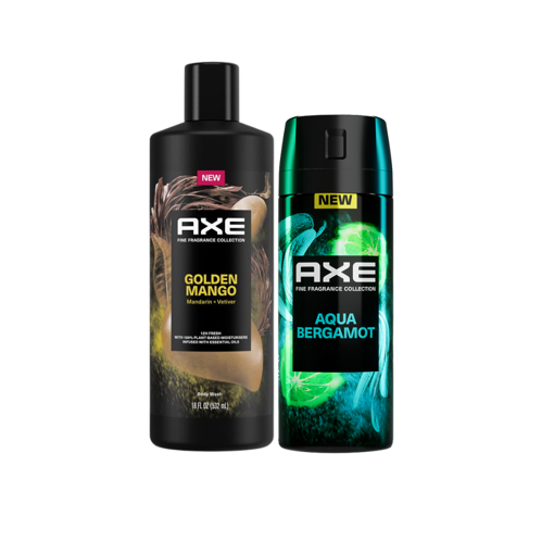 Ảnh của Combo Sữa tắm Axe Golden Mango 532ml + Xịt thơm hương nước hoa Axe Aqua Bergamot 135ml