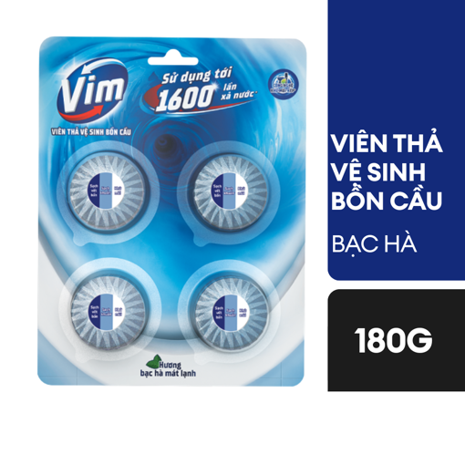 Ảnh của Viên thả vệ sinh bồn cầu Vim hương Bạc Hà 180g