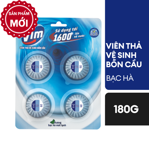 Picture of Viên thả vệ sinh bồn cầu Vim hương Bạc Hà 180g