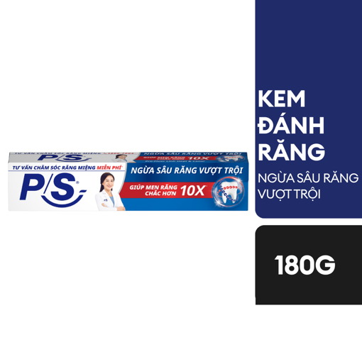Picture of Kem đánh răng P/S Ngừa Sâu Răng Vượt Trội 180g