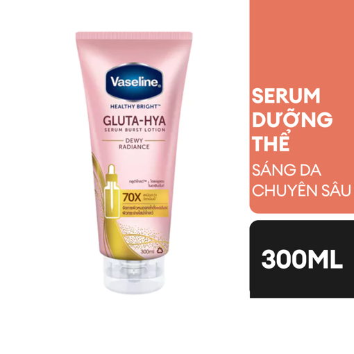 Ảnh của Serum dưỡng thể Vaseline Gluta-Hya Dưỡng sáng chuyên sâu 300ml