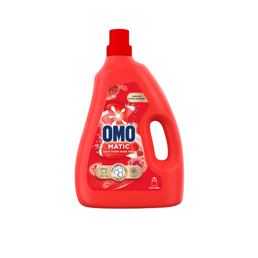 Ảnh của Nước giặt OMO Sạch thơm vượt trội Cửa trên chai 2.7kg