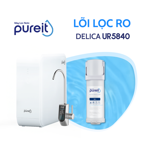 Ảnh của Lõi lọc RO Pureit Delica UR5840 Âm Tủ Bếp (DIY)
