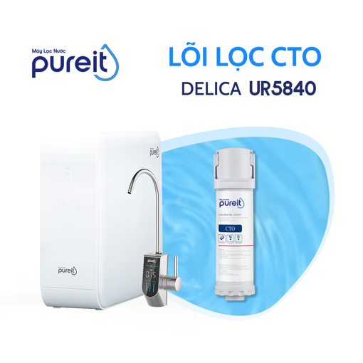 Ảnh của Lõi lọc CTO Pureit Delica UR5840 Âm Tủ Bếp (DIY)