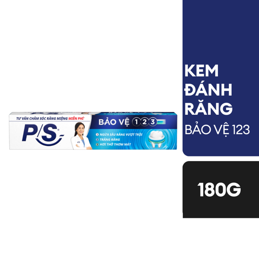Ảnh của Kem đánh răng P/S Bảo Vệ 123 180g