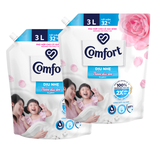 Ảnh của Combo 2 Nước xả vải Comfort Dịu nhẹ Thơm dịu êm 3l