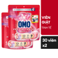 Ảnh của Combo 2 Túi Viên giặt OMO 3 trong 1 hương Tinh Tế 315g