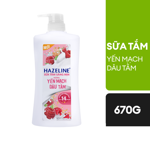 Ảnh của Sữa tắm Hazeline Yến mạch Dâu tằm 670g