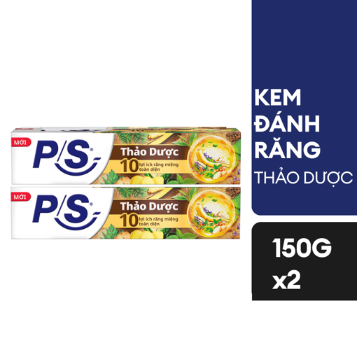 Ảnh của Combo 2 Kem đánh răng P/S Thảo Dược 150g