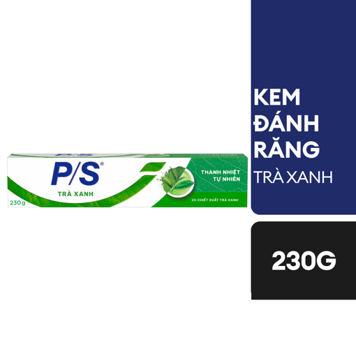 Ảnh của Kem đánh răng P/S Trà Xanh 123 230g