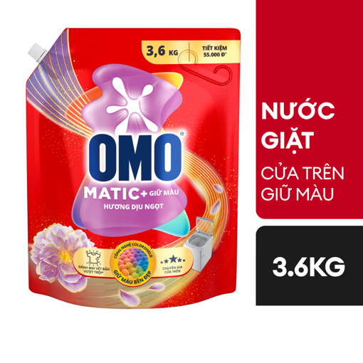 Ảnh của Nước giặt OMO Cửa Trên Giữ Màu 3.6kg