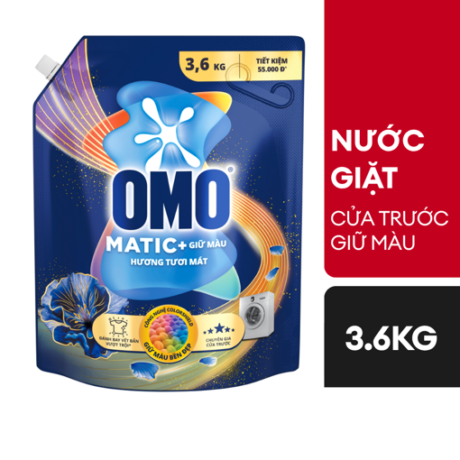 Ảnh của Nước giặt OMO Cửa trước Giữ Màu 3.6kg