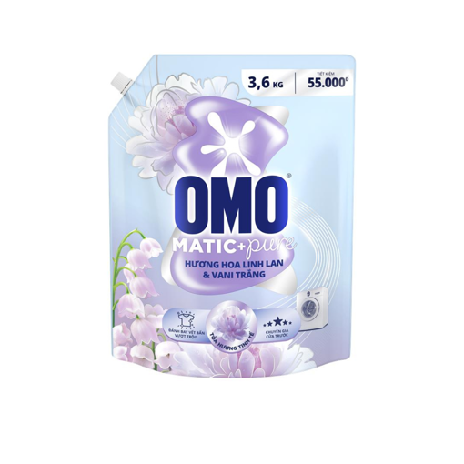 Ảnh của Nước giặt OMO Cửa trước hương Hoa Linh Lan & Vani Trắng 3.6kg